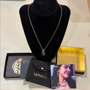 John Medeiros Jewelry Collection Gold Tone Initials Pendant Necklace